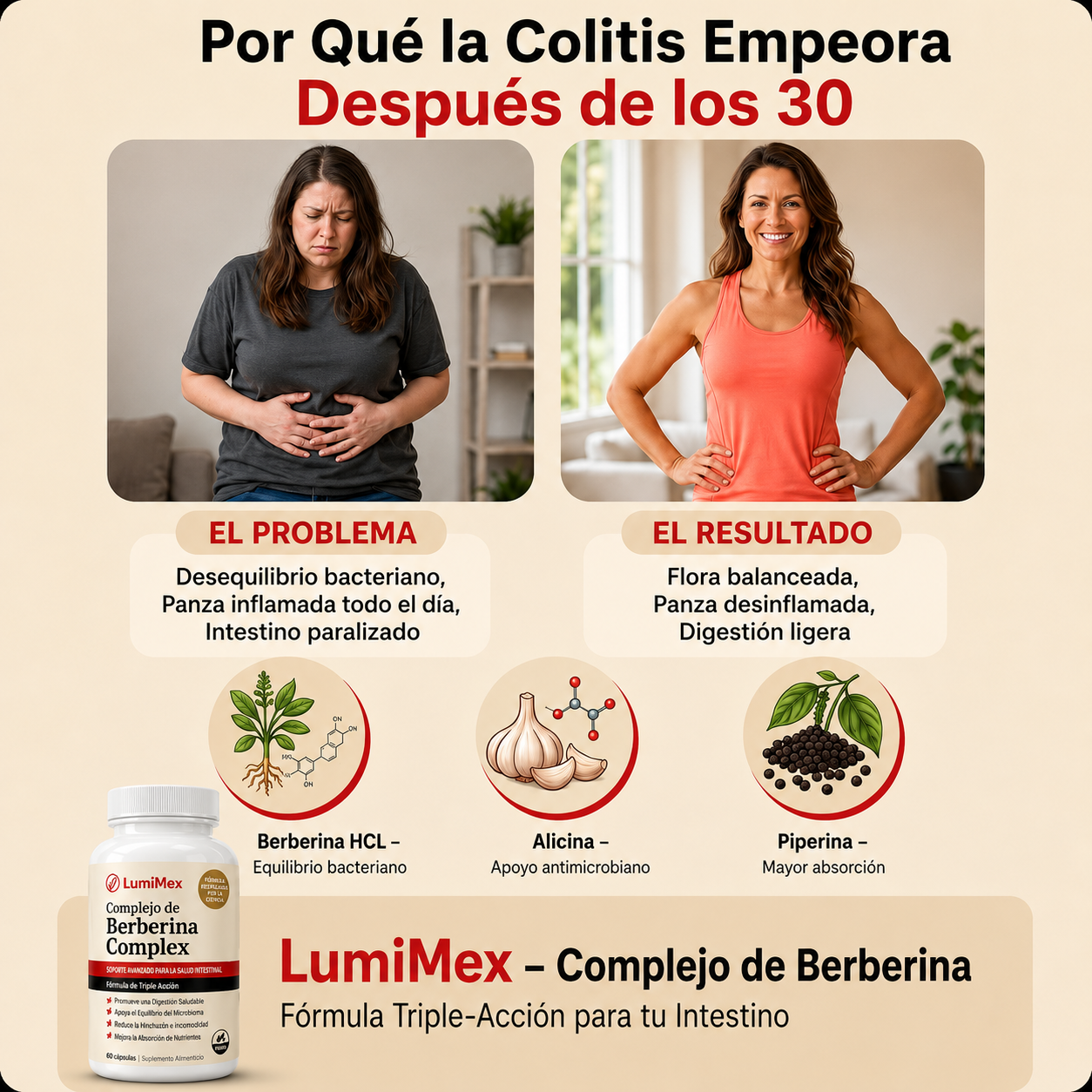 Berberina complex | Limpieza Intestinal Profunda 8 en 1