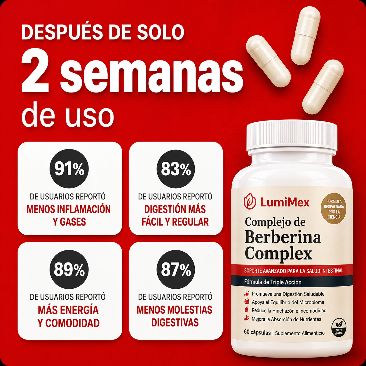 Berberina complex | Limpieza Intestinal Profunda 8 en 1
