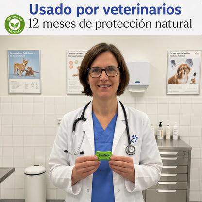 LumiMex Colgante Natural | Protección y Calma Canina 6 en 1