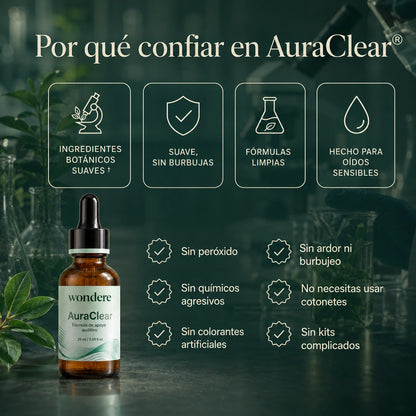 AuraClear | Limpieza y Calma Auditiva 8 en 1